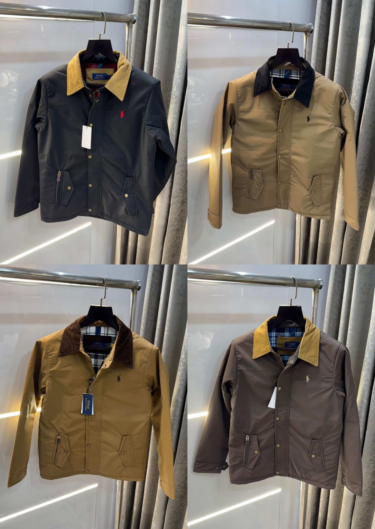 Ralph Lauren Black Classic Bomber Jacket