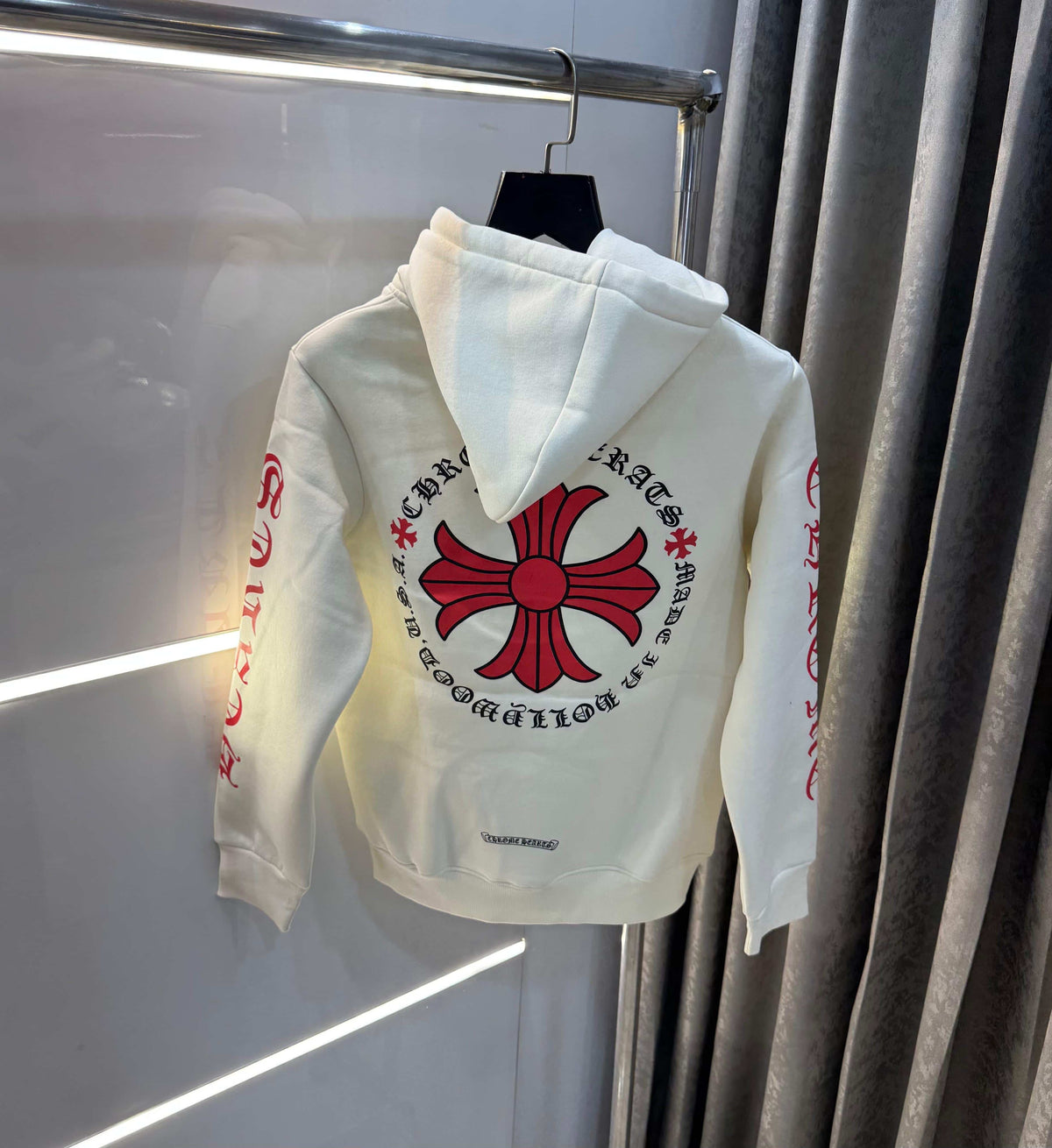 Chrome Hearts Cream Back Print Imported Hoodie