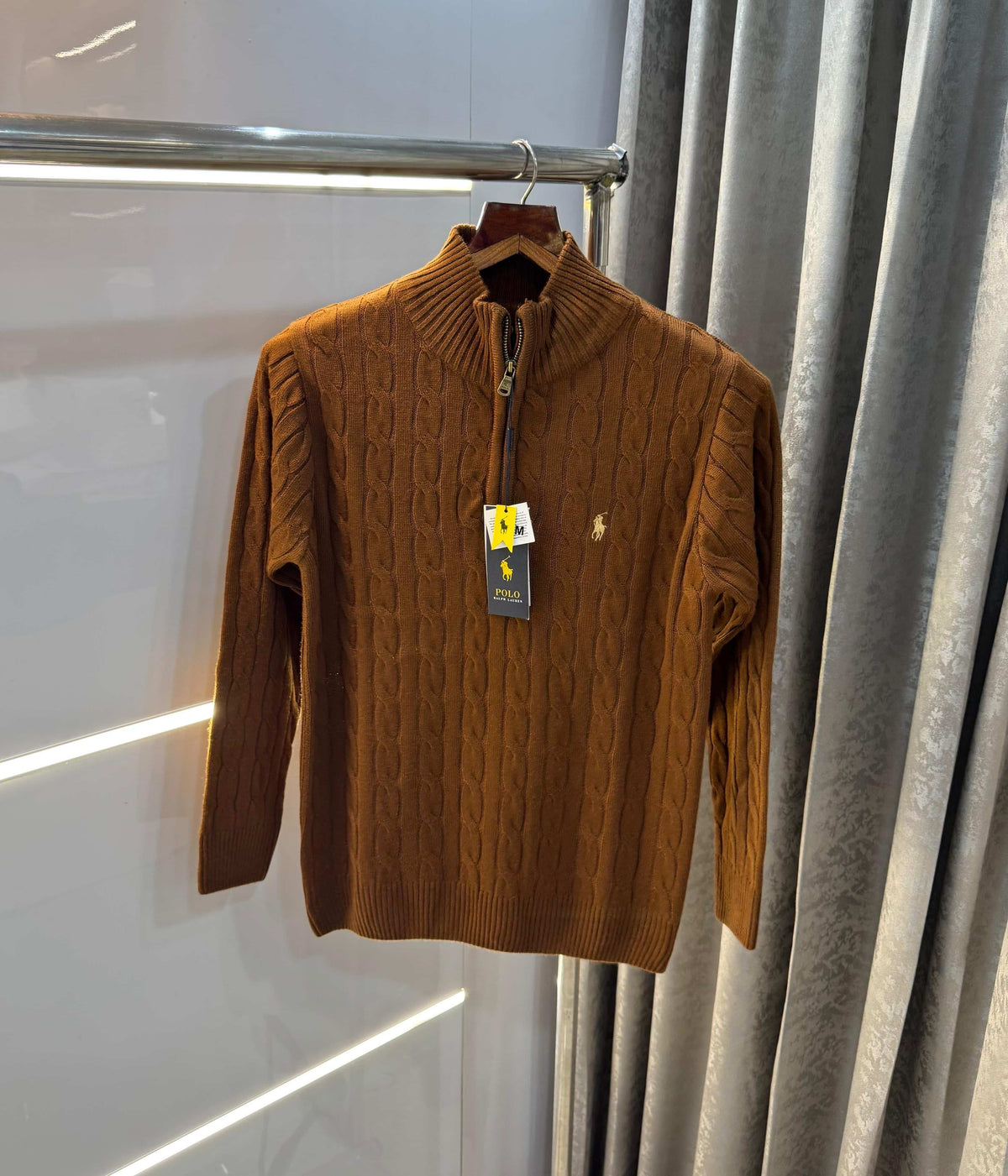 Ralph Laure n brown elbow Print Premium Sweatshirt