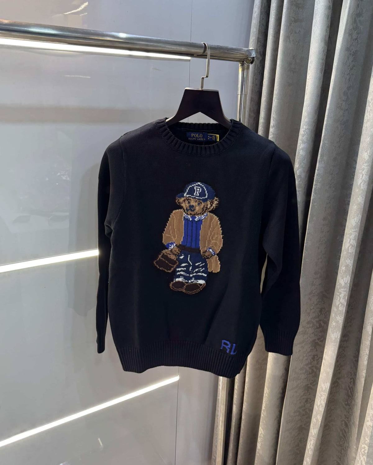 Ralph Lauren Black Teddy Edition Imported Pull Over