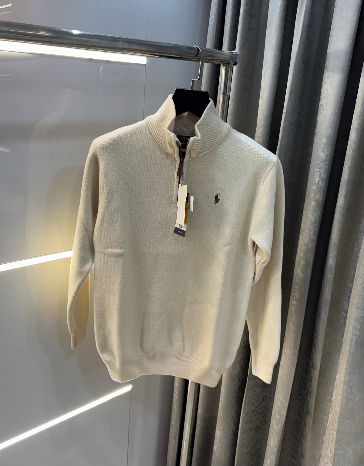 Ralph Lauren Cream Lambs Wool Knitted Pull Over