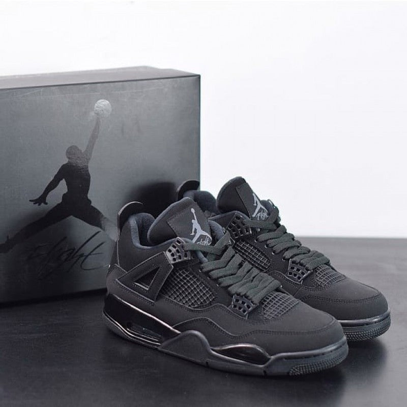 Nike Air Jordan Retro 4 BLACK CAT (SEMI UA)