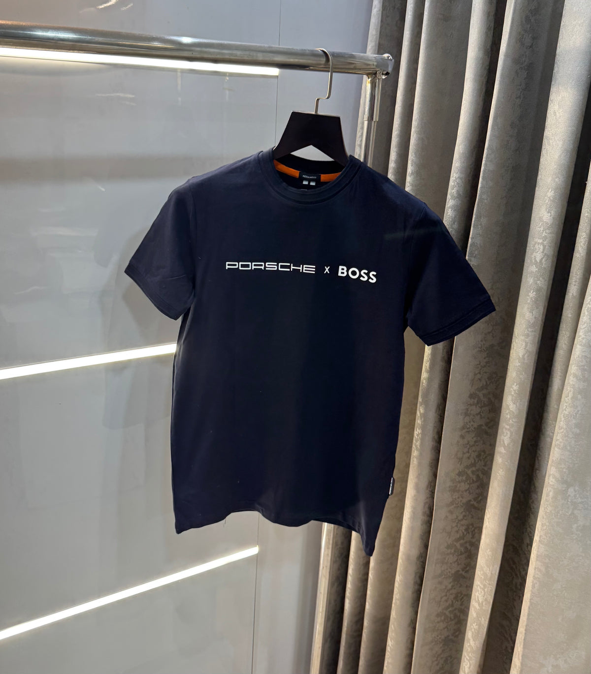 Hug o Bo...ss Navy Blue P0rSCh3.... Edition Premium T-Shirt