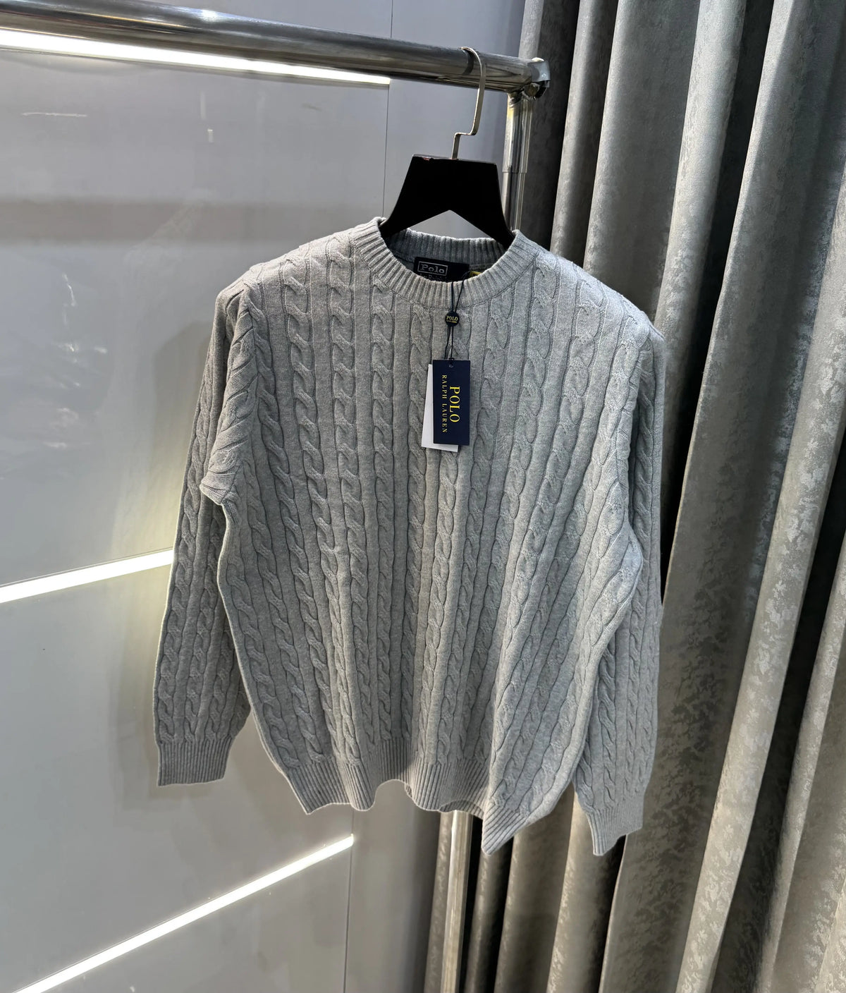 Ralp h Lauren Grey Knitted Imported Pull Over