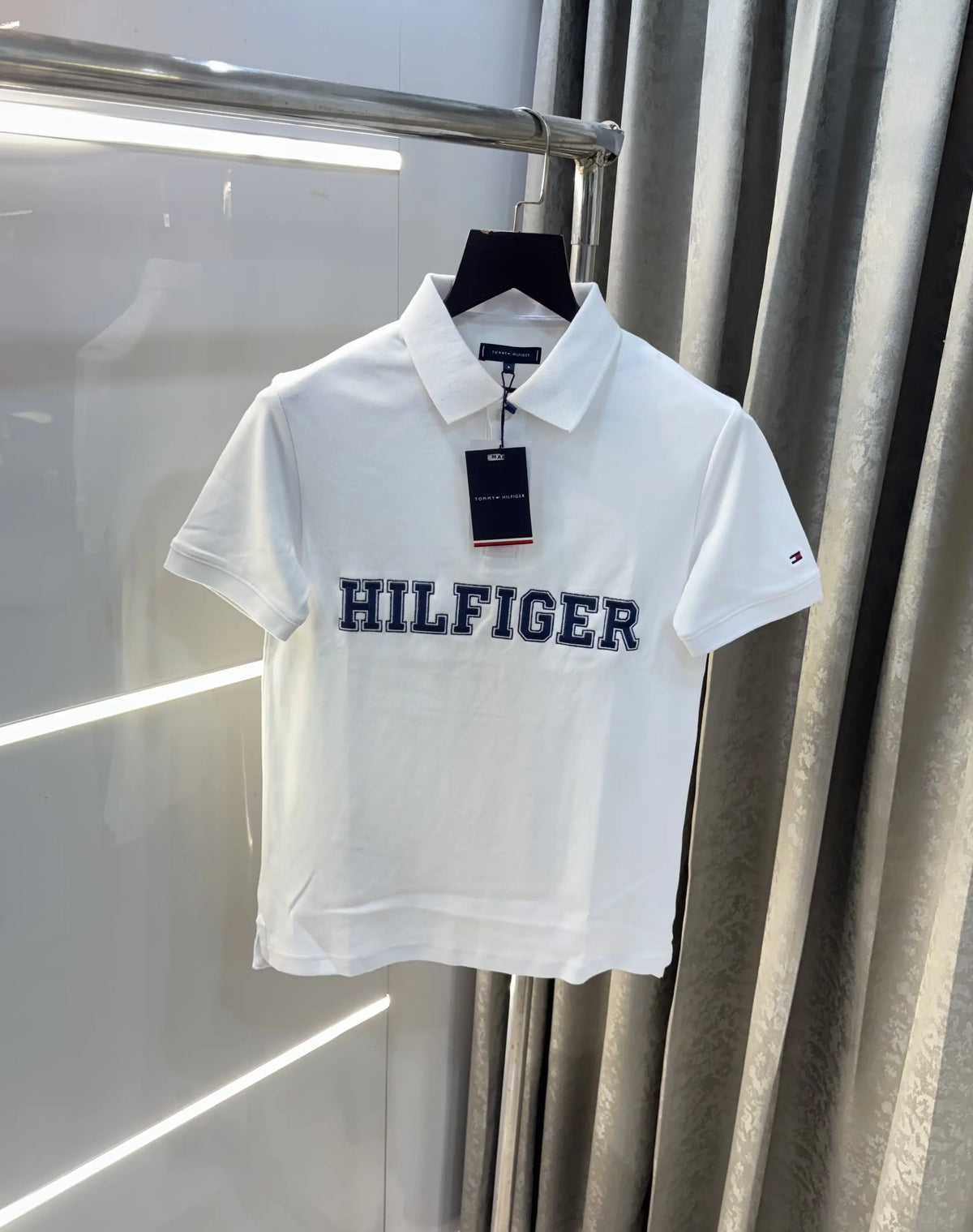 Tommy Hilfiger White Premium Polo T-Shirt