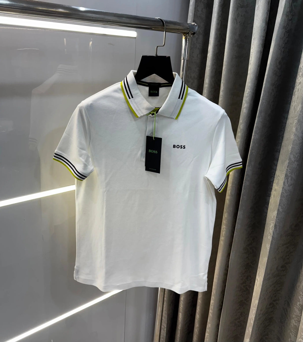 Hugo bos s White Classic Premium Polo T-Shirt