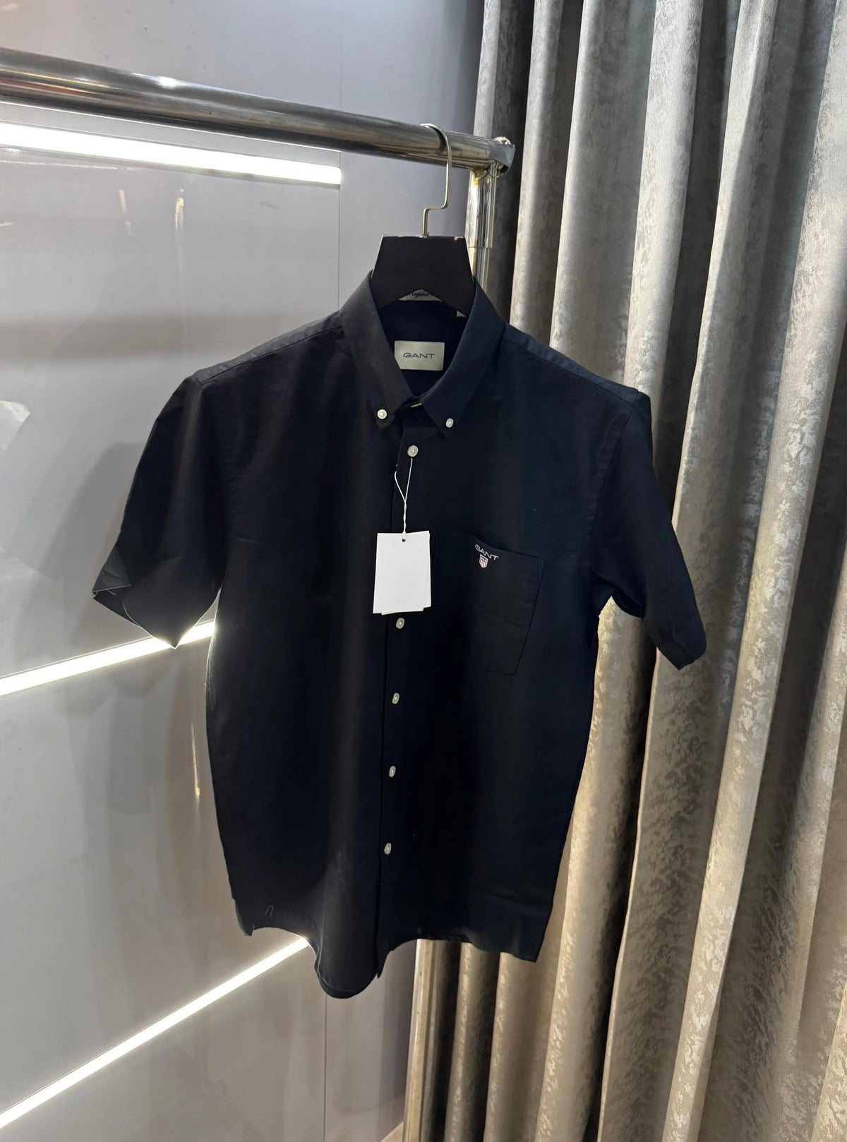 Gant Black half Premium Classic Shirt