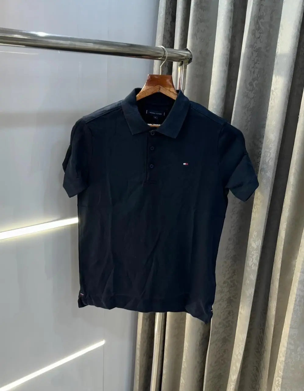 Tommy Hilfiger Navy Blue Logo Work Premium Polo T-Shirt