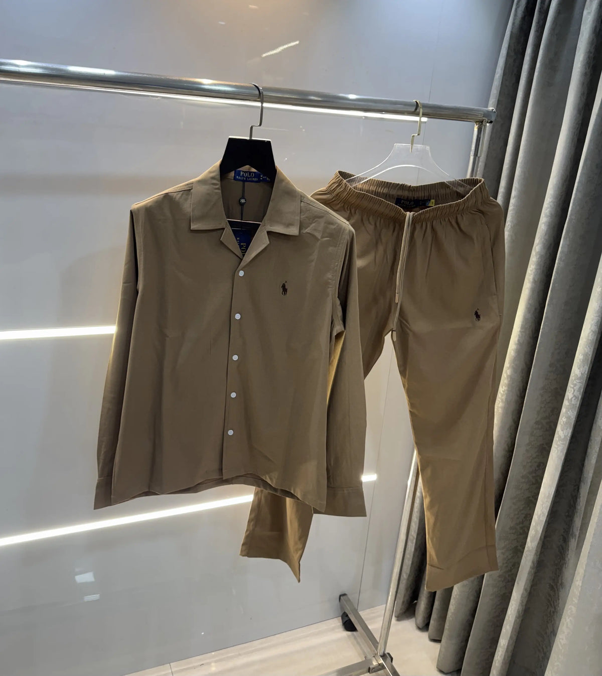 Ralph Lauren Beige Logo Work Premium Tracksuit