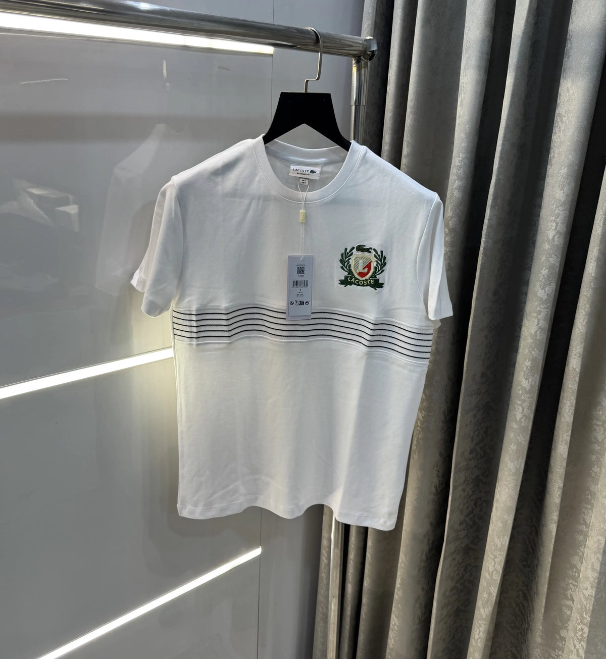 Lacost e White Logo Work Premium T-Shirt