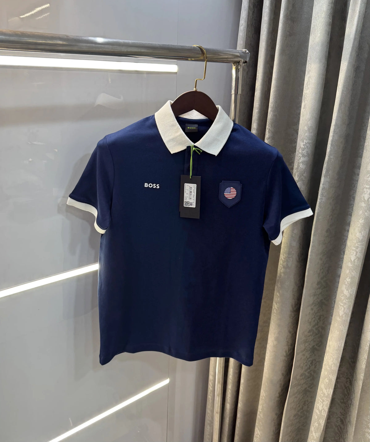 Hugo Boss Petrol Blue Premium Polo T-shirt