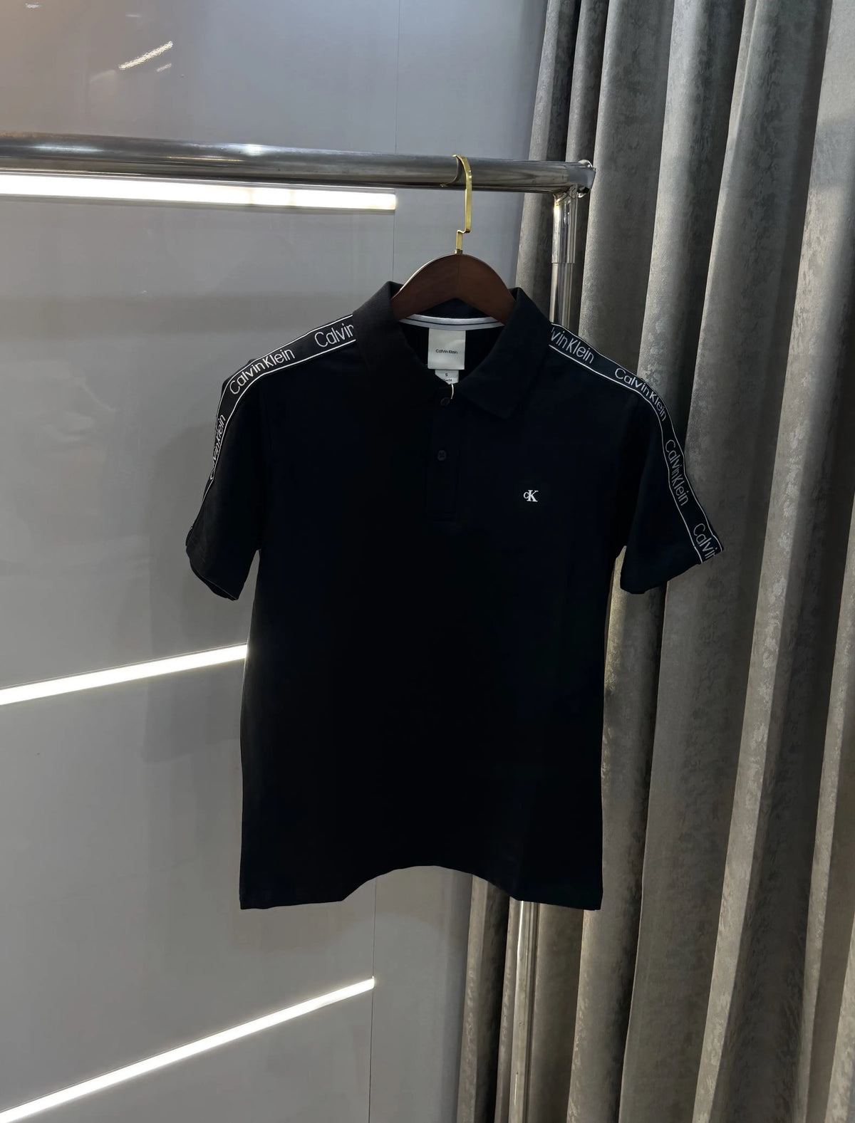 Calvin Klein Black Premium Polo T-Shirt