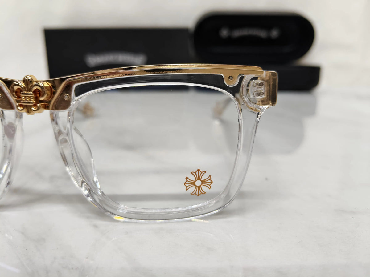 CHORME HEART 11068 WHITE GOLD METAL FRAME AAA+ QUALITY