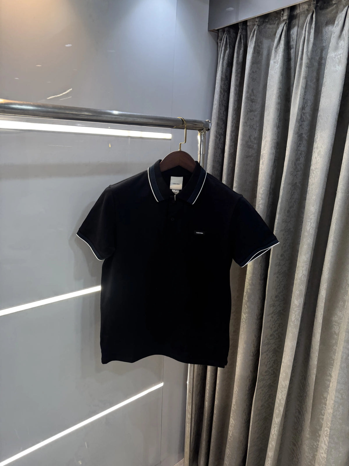 Calvin Klein Black Premium Polo T-Shirt