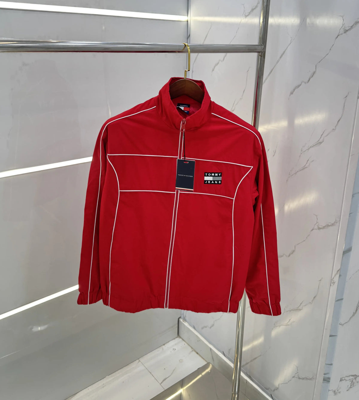 Tommy Hilfiger Red Imported Premium WindBreaker Jacket