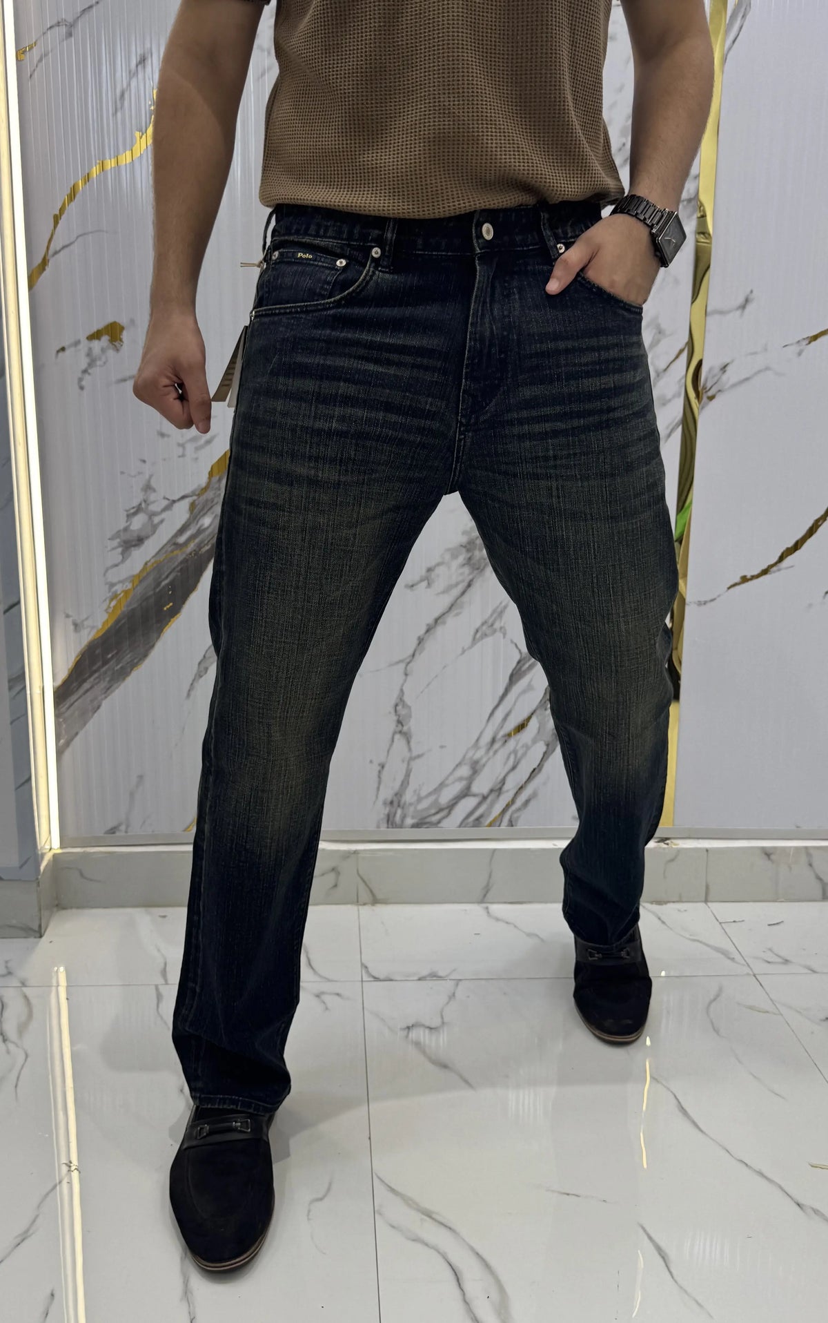 Ralph Lauren Greenish Teddy Edtion Imported Denim