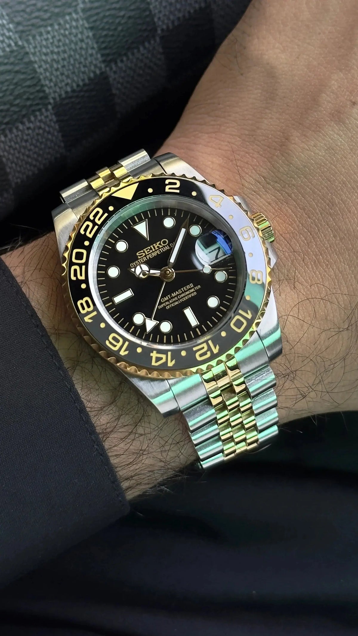 Seiko MOD GMT Master Heavy Shift Movement
