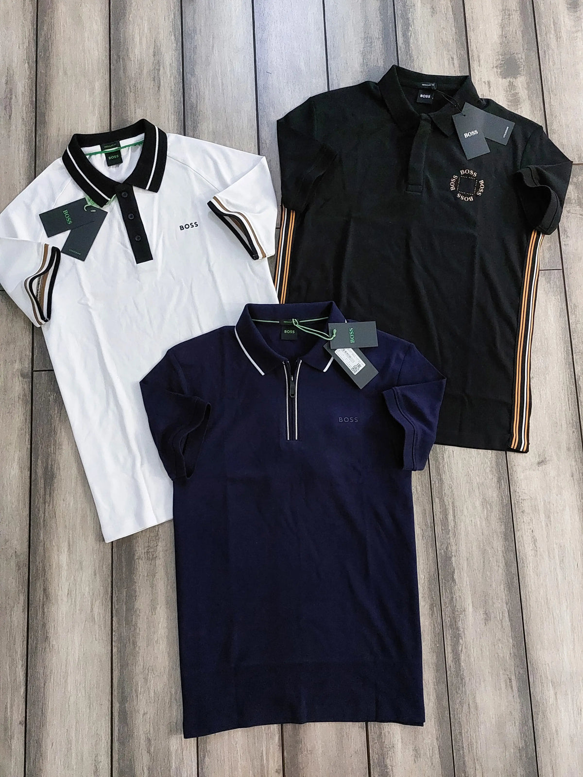 Hugo Bos s Black Logo Work Premium Polo T-shirt