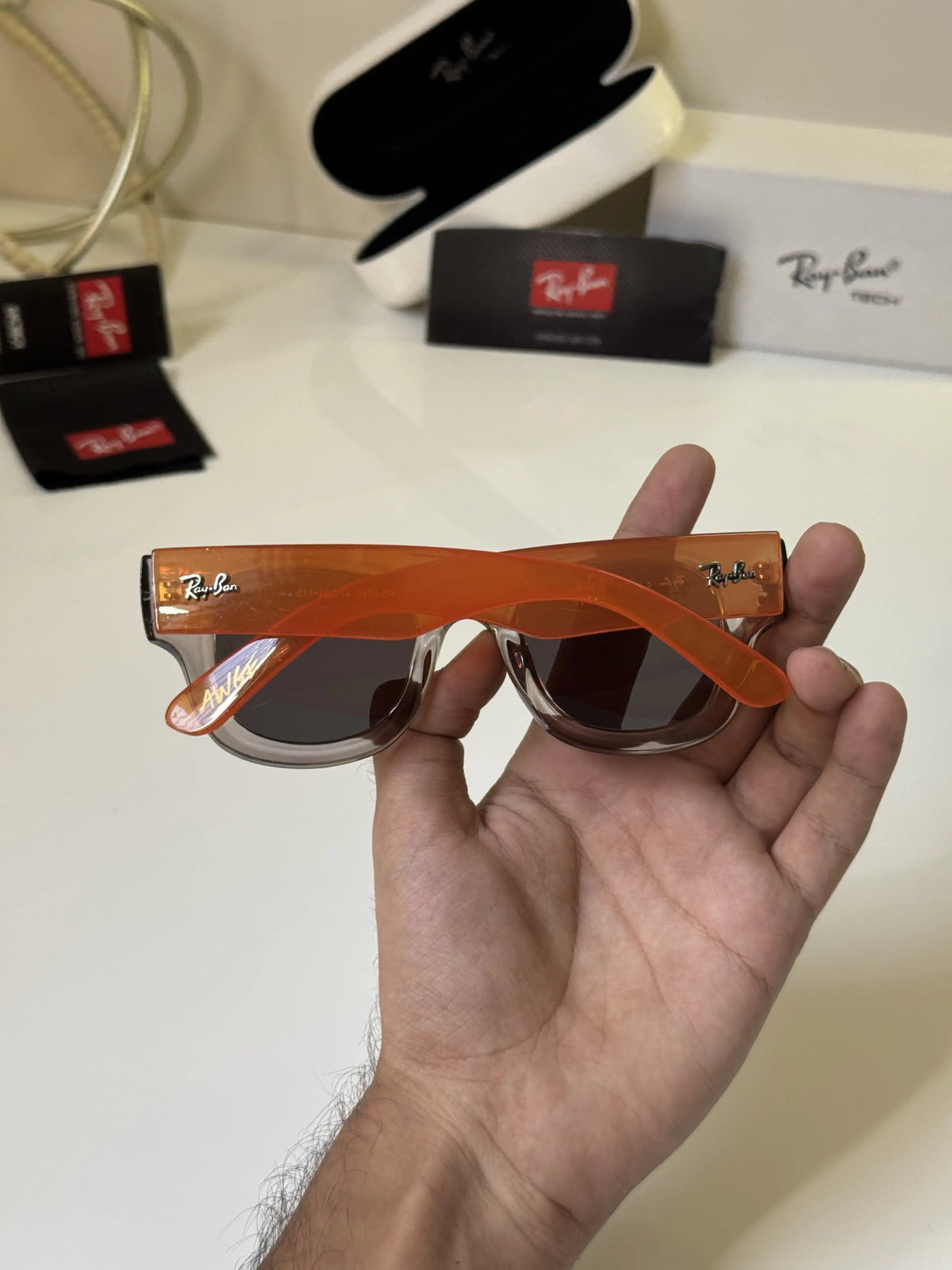 Rayban_4940_Orange_Grey_Puffer