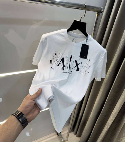 Arman i Exchange White Splash Print Premium T-Shirt