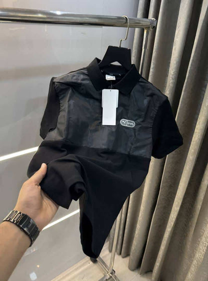 Pum a Black Premium Polo T-Shirt