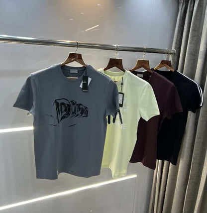 Christian Dio rWine Embroidery Logo Premium T-Shirt