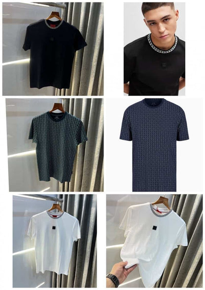 Hugo Boss White Designer Premium Classic T-Shirt