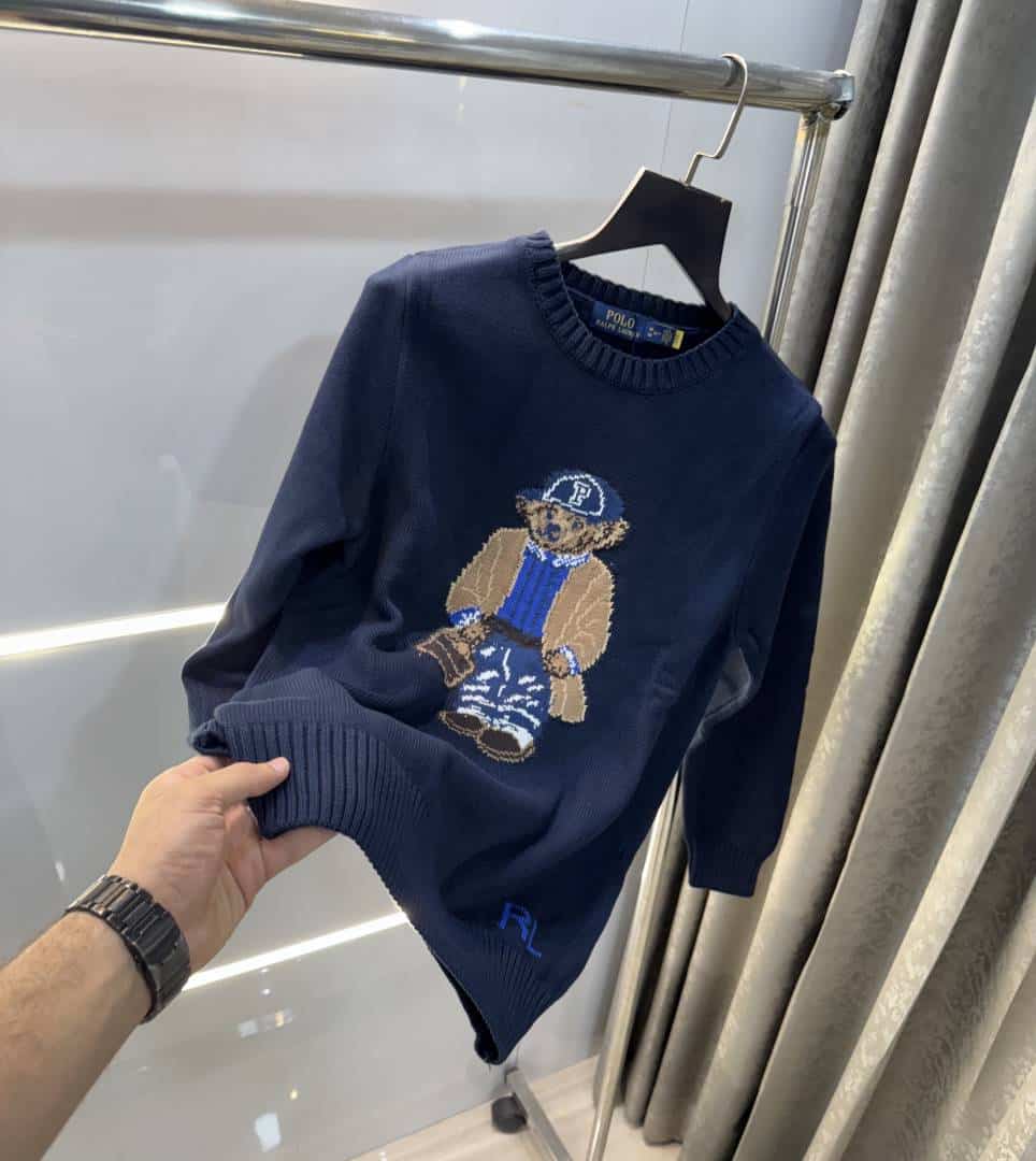 Ralph Lauren Navy Blue Knitted Premium Pull Over