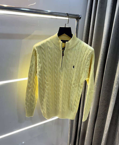 Ralp. h Laure.n Yellow Knitted Premium Pull Over