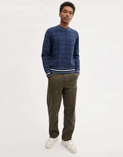 Coac h Navy Blue Imported Knitted Premium Pull Over