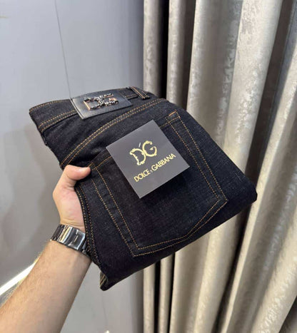 Dolce&Gabbana Carbon Raw Wash Imported Hyperfle·x Denim