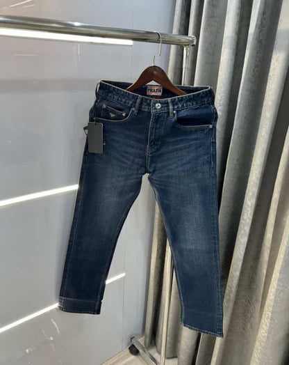 Prad a Milano Greenish Steel Logo Imported Hyperfle..X Denim