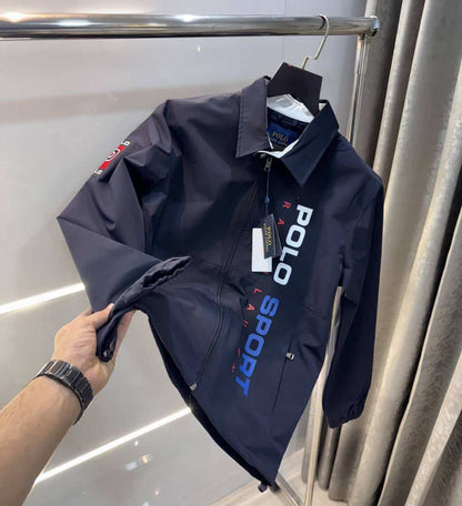 Ralp h Lauren Navy Blue Imported Premium Bomber Jacket