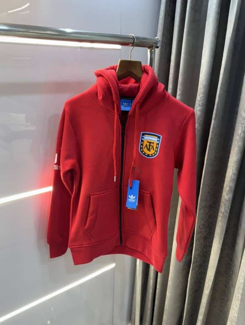 Adida s Red Messi Edition Premium Zipper Jacket