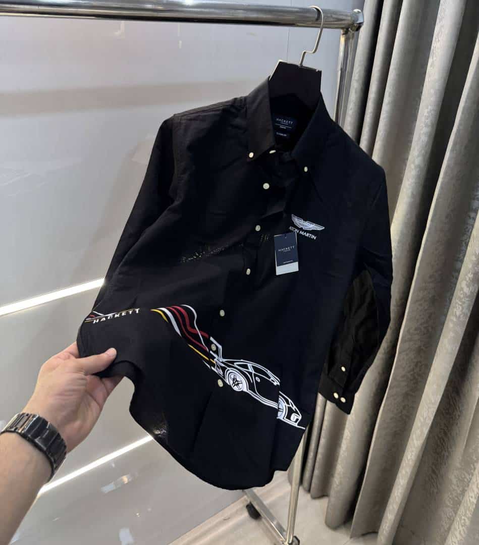 Hacket Aston Martin Black Premium Classic Shirt