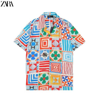 Zar a All Over Printed Imported Half Shirt