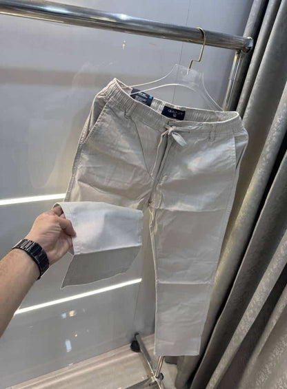 Gant Cream Premium Classic Cotton Pant