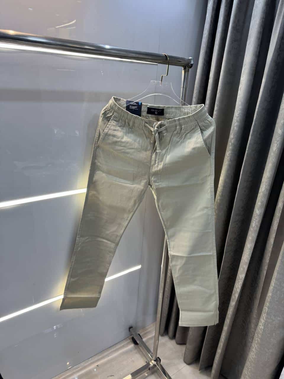 Gant Light Green Premium Classic Cotton Pant