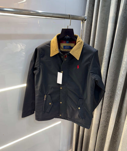 Ralph  Lauren Black Classic Bomber Jacket