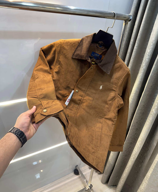 Ralph  Lauren Sweado Light Brown Classic Bomber Jacket