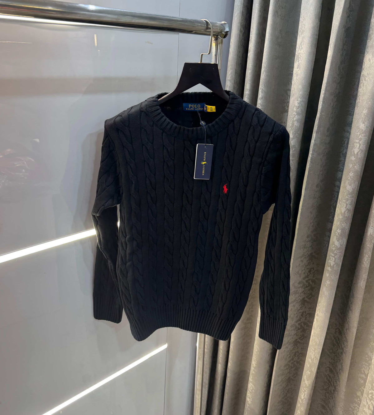 Ralph Laure n Black Imported Knitted Pull Over