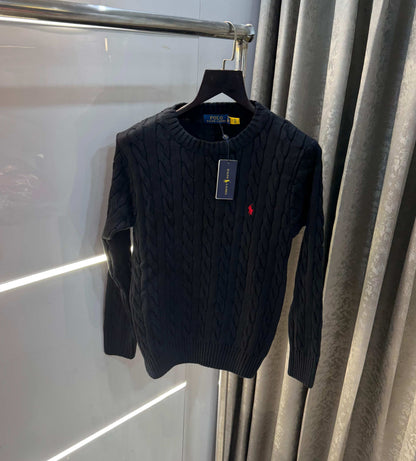 Ralph Laure n Black Imported Knitted Pull Over