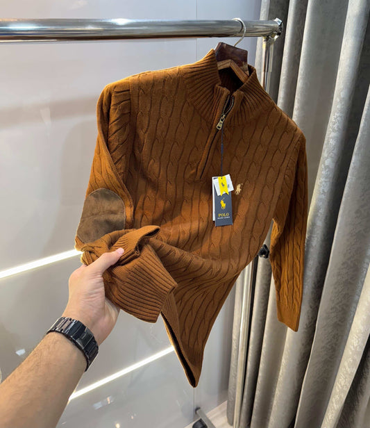 Ralph Laure n brown elbow  Print Premium Sweatshirt
