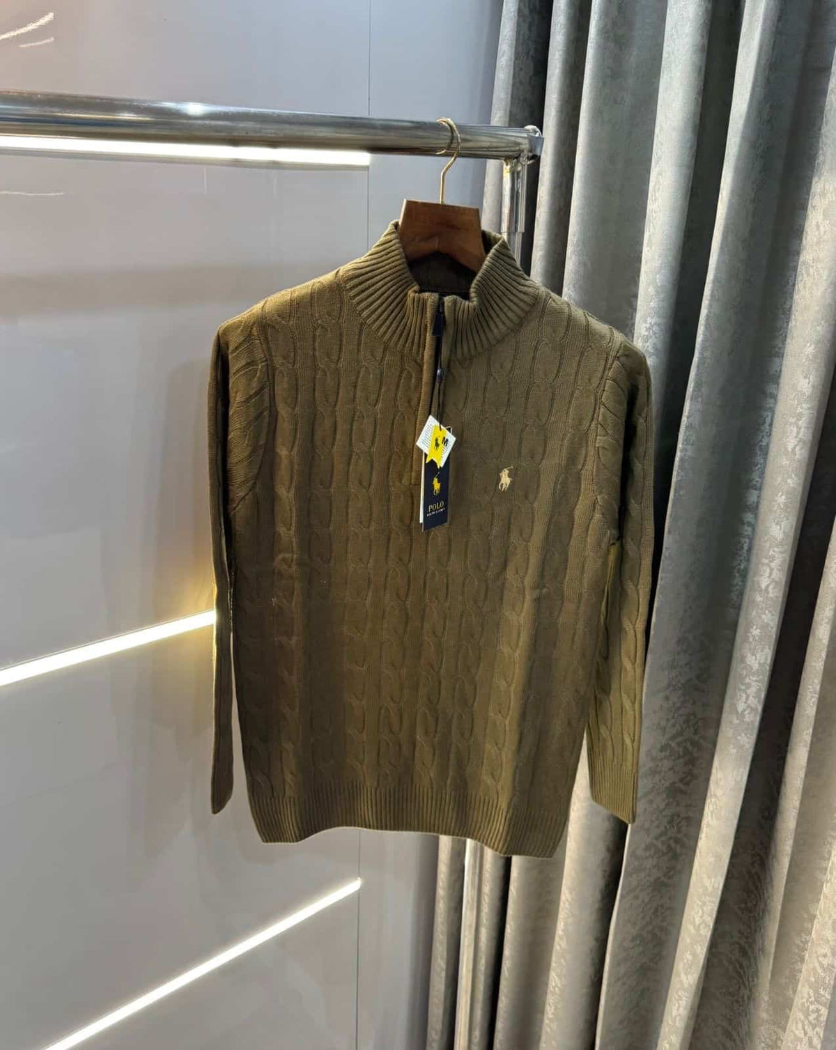 Ralph Laure n Beige elbow  Print Premium Sweatshirt