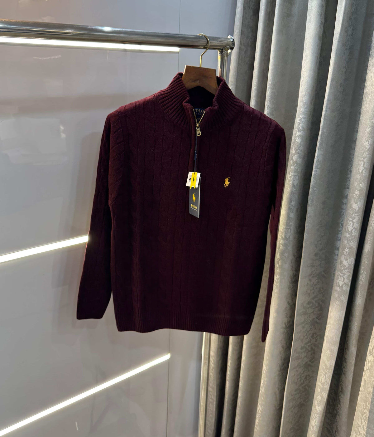 Ralph Laure n wine  elbow  Print Premium Sweatshirt