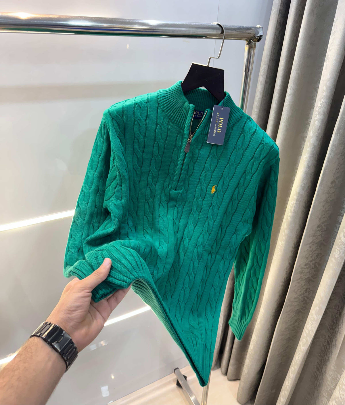 Ralp.h Laure n Green Print Premium Sweatshirt
