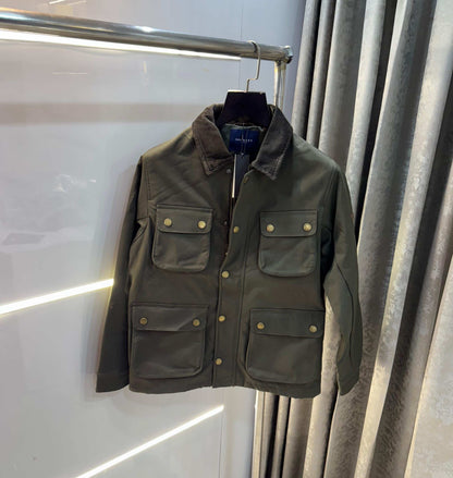 Hacket London Olive Premium Heavy Cotton Jacket