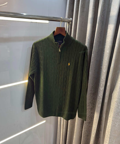 Ralph Laure n bottle green  elbow  Print Premium Sweatshirt