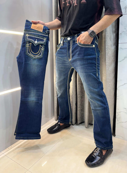 True Religio n greenish Imported Premium Boot Cut Denim