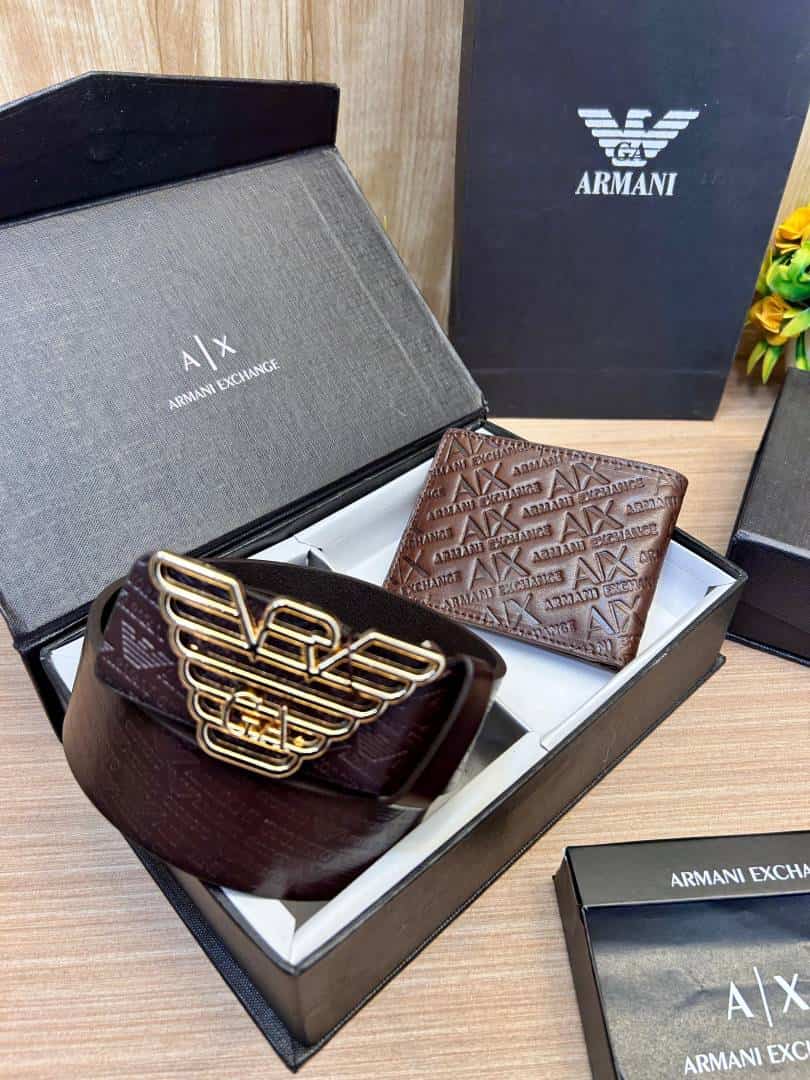 ARMANI_Premium_Belt_&_wallet_Combo_C420